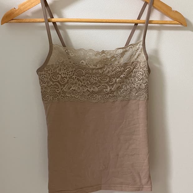 빈티지 레이스 나시