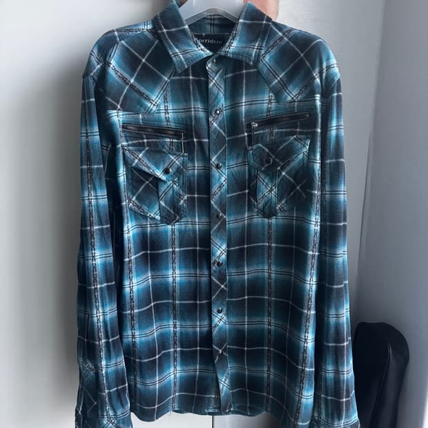 Sorridere 펑크 체크셔츠