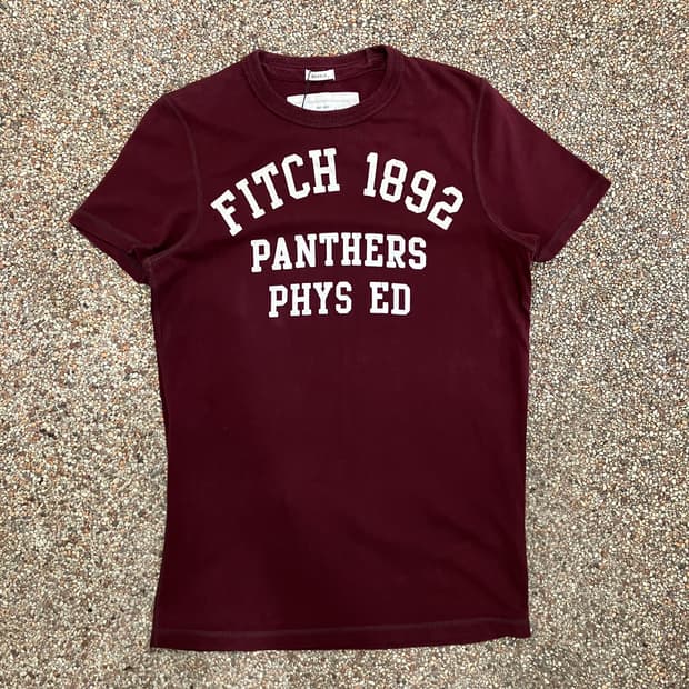 183 아베크롬비 반팔 버건디