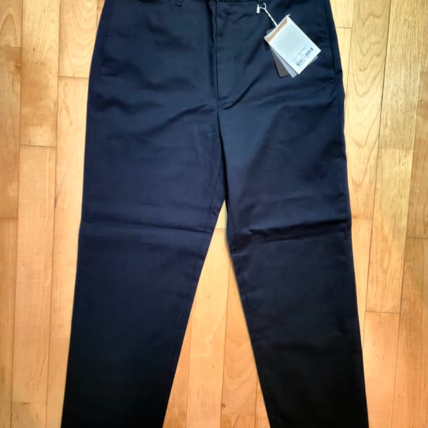 24/7 시리즈 코튼 팬츠 네이비 L 새제품