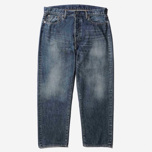 아프레쎄 AP-4002 / Washed Denim Wide Pants