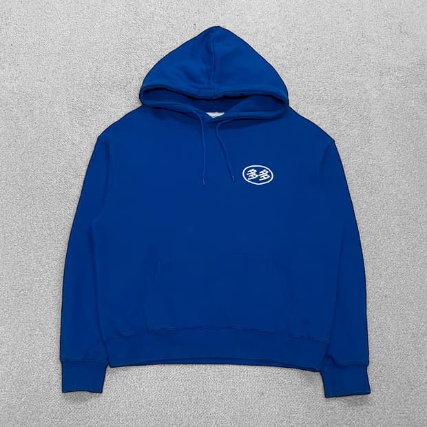 다다이즘 서비스 로고 후드티 블루