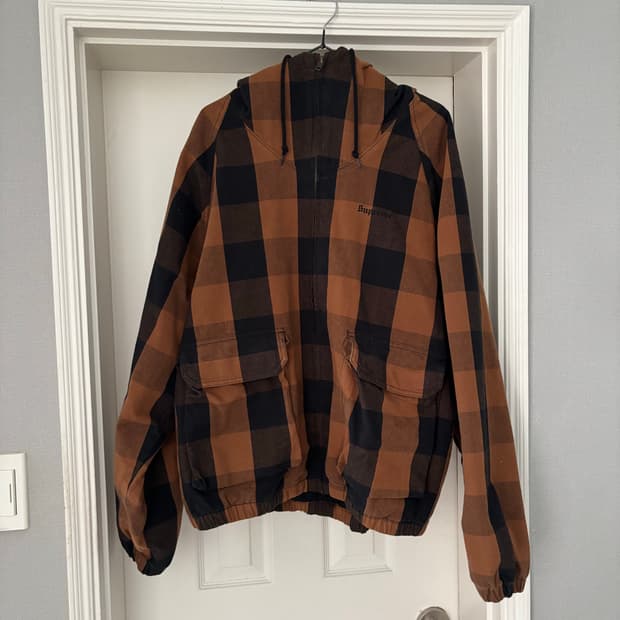 [L] 슈프림 코튼 후드 자켓 22ss