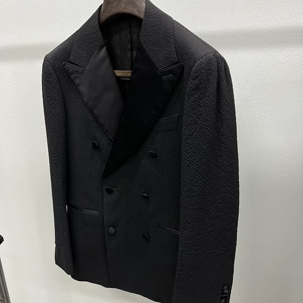 95-100) 수트서플라이 시어서커 더블자켓 