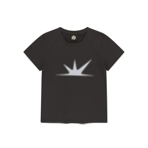 W Daybreak Tee Charcoal
