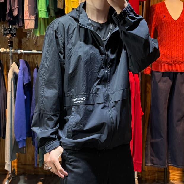 XXL 캘빈클라인 퍼포먼스 실버로고 후드 바람막이