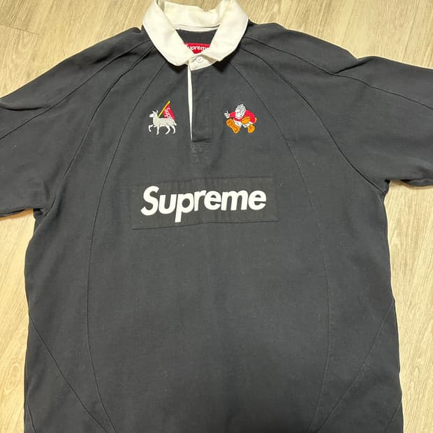 (XL)슈프림 숏 슬리브 럭비