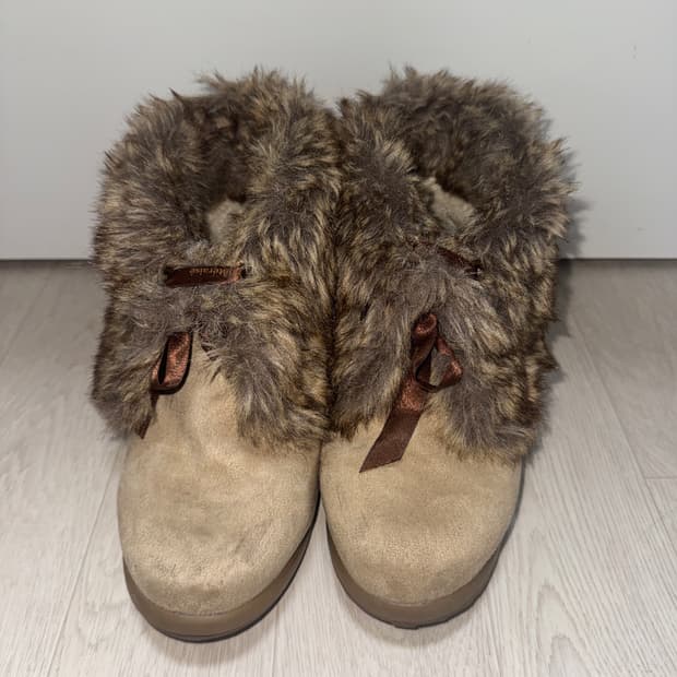 반스 라떼갸루 통굽 털부츠