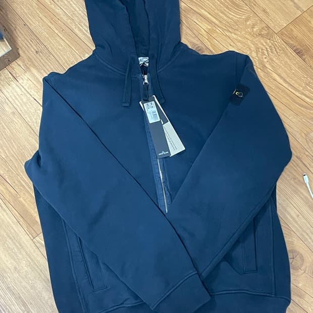 스톤아일랜드 25fw 후드집업 네이비색상m