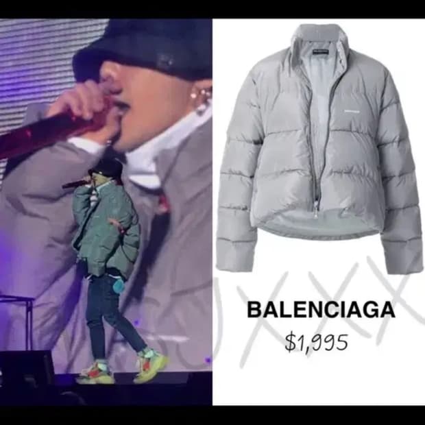 발렌시아가 c shape puffer 패딩 og 52