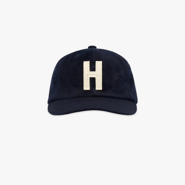 처칠롬퍼 울 캡 네이비