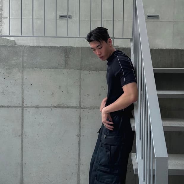 그레일즈 오버 사이즈 컨버터블 카고 팬츠 블랙