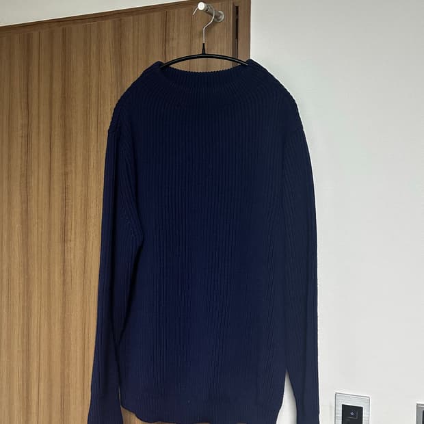 [L] 안데르센안데르센 보트넥 스웨터 로얄 블루