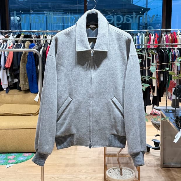 피어 오브 갓 x 에르메네질도 제냐 그레이 울 쇼트 자켓 