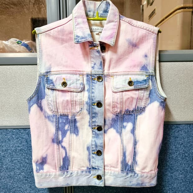 산드로 Sandro 코튼데님 타이다이 자켓 (55/표기1) 상태최상