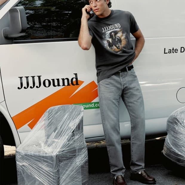 리바이스 자운드 JJJJound 501 스톤 그레이 워시 36