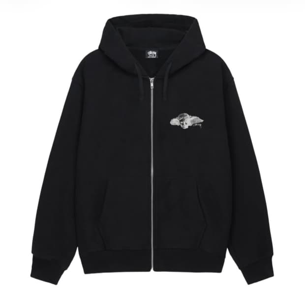 스투시 히프노스 후드집업 블랙