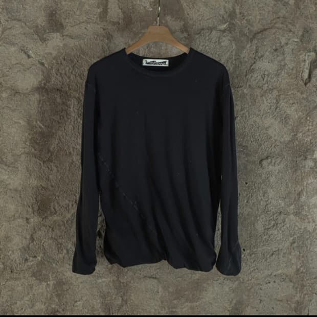 Lcbx 2layer drape-t shirts 투레이어 티셔츠 팝니다