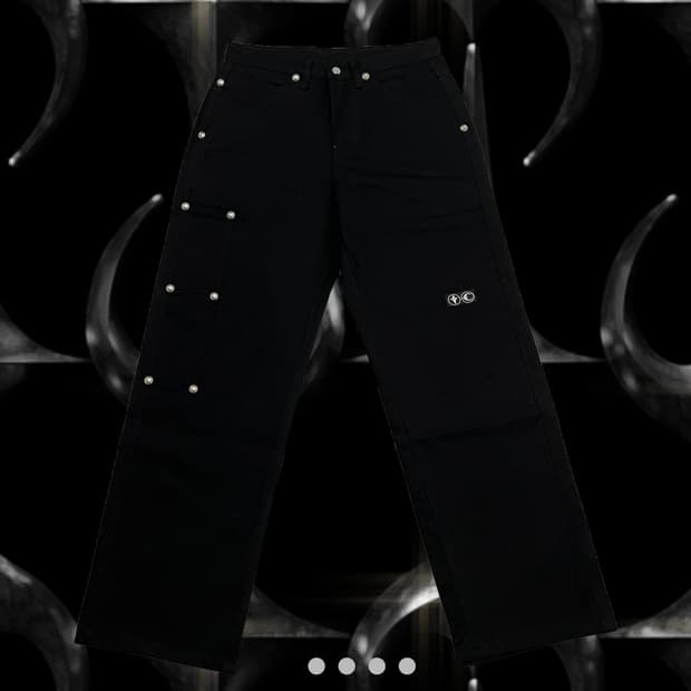 2(M) 떠그클럽 떠그 팬츠 블랙 새상품급