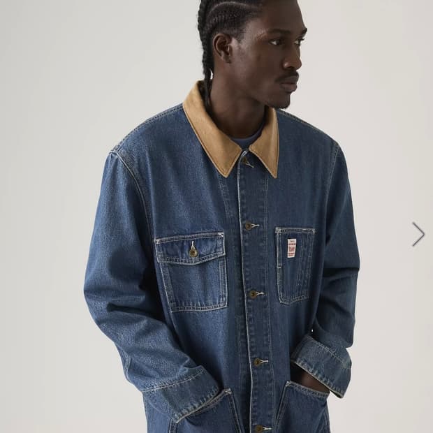 리바이스 데님 초어 자켓 M사이즈