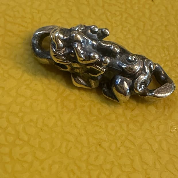 해태 수작업 팬던트 925 실버