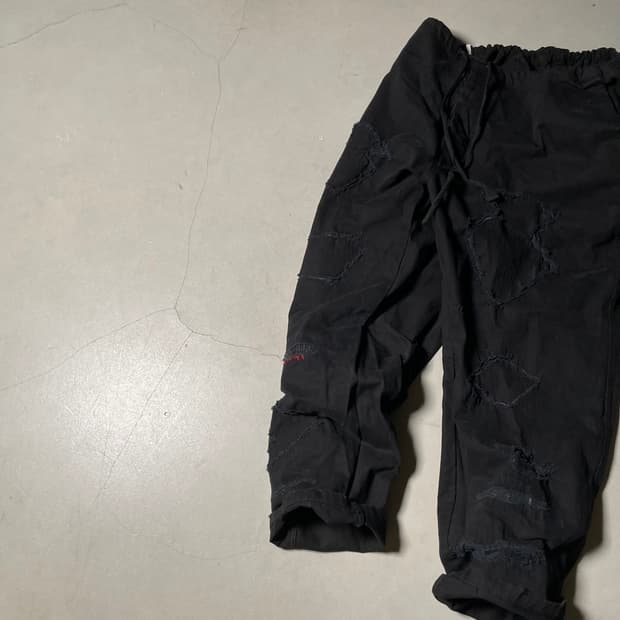 H•d One off Patchwork Easy Pants