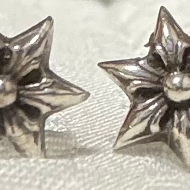 크롬하츠 스터드 이어링 한쌍