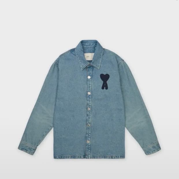 아미 빅하트로고 오버셔츠