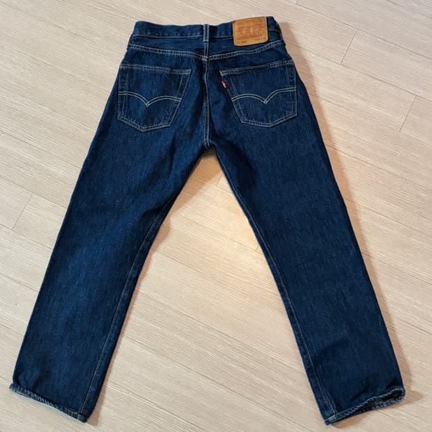 리바이스 501 데님프리미엄청바지 W28 L32 빅E (미국) 희귀매물