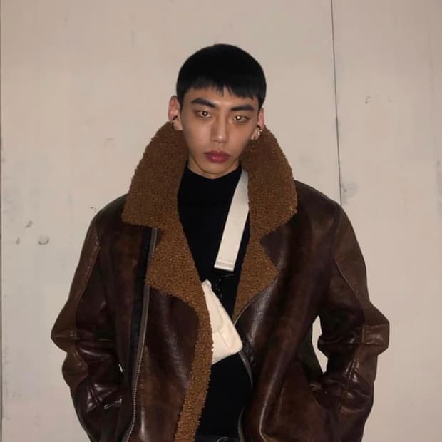 자라 남성 무스탕 L