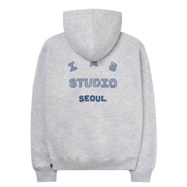 (L) 아이앱 서울 라이트그레이 후드티