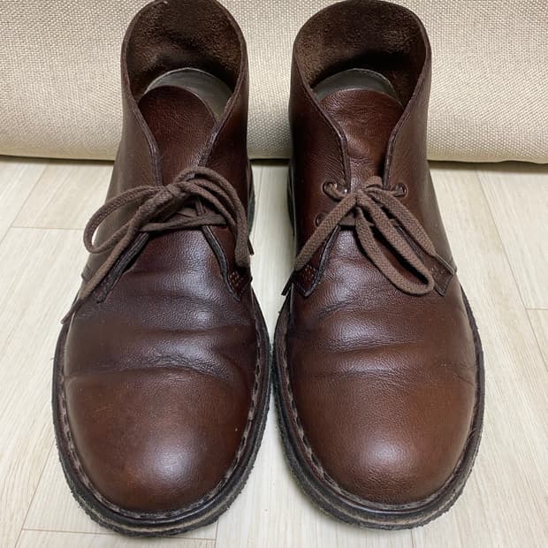 [245] 클락스 데저트 처카 부츠 브라운 가죽