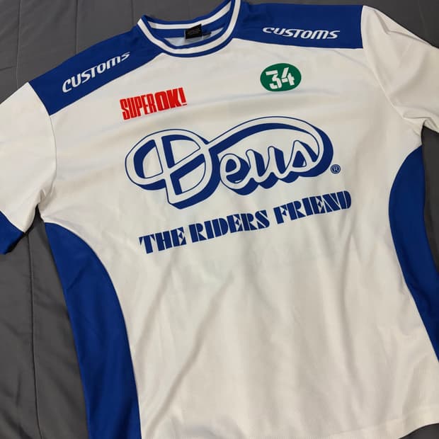 데우스 엑스 마키나 랜디 모토 티셔츠_빈티지 화이트 S