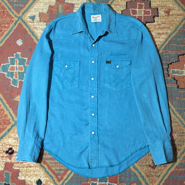 빈티지 랭글러 웨스턴 셔츠
