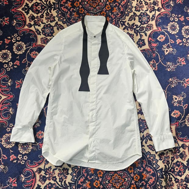 메종마르지엘라 x H&M 12AW 트롱프 보타이셔츠 S