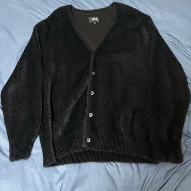 Stussy shaggy cardigan