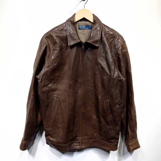 폴로랄프로렌 맥스웰 양가죽 자켓 브라운(M)