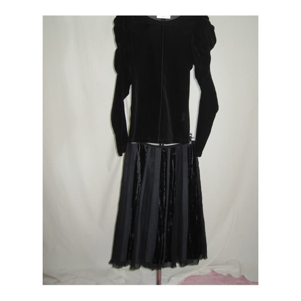 Piece Montee 레이스 패치워크 스커트