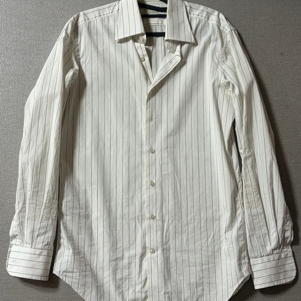 허즈밴드파리스 화이트 스트라이프 셔츠