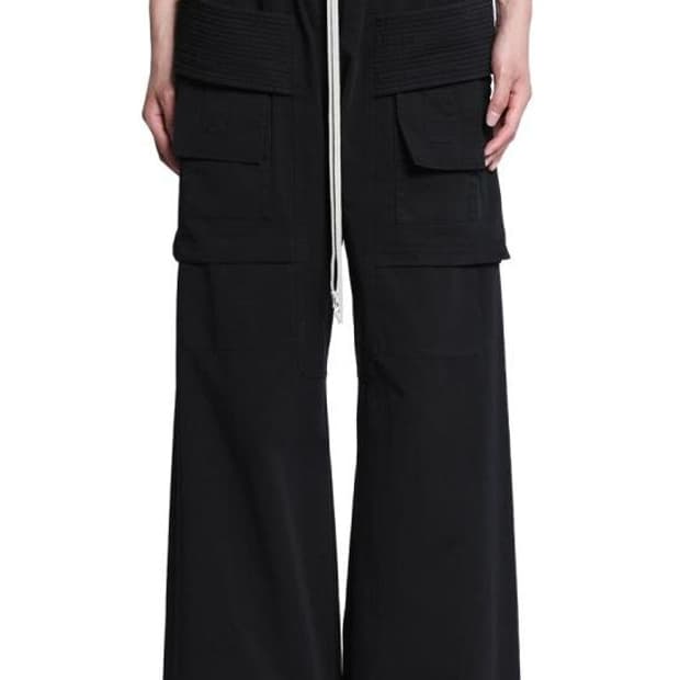 릭오웬스 25FW 크치리 와이드 카고 팬츠