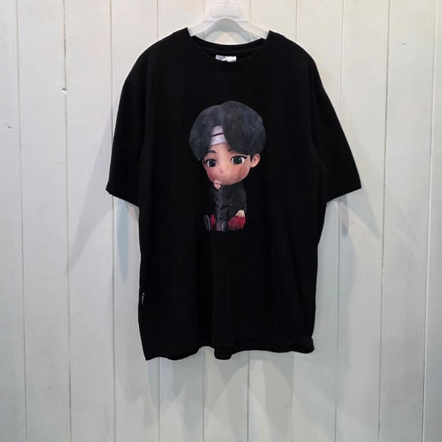 BTS "Jin" 캐릭터 반팔티