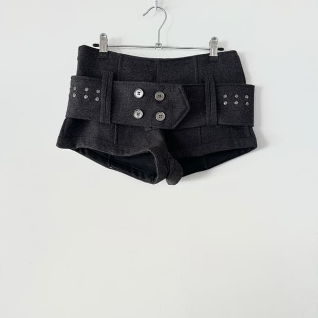 Button module warm mini pants