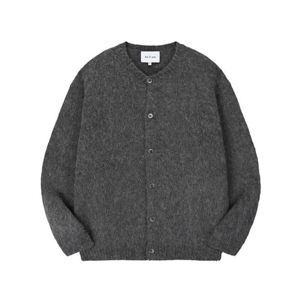 [새상품급] 아트이프액츠 모헤어 가디건 차콜 L