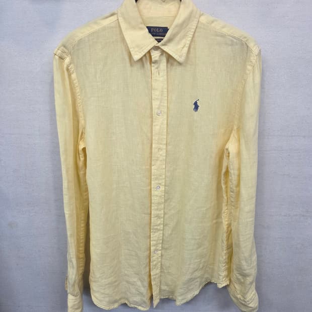 폴로랄프로렌 릴렉스드핏 린넨 셔츠긴팔 sp 병아리 