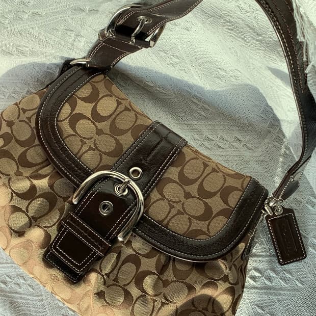🤎 Coach 버클 브라운 숄더백