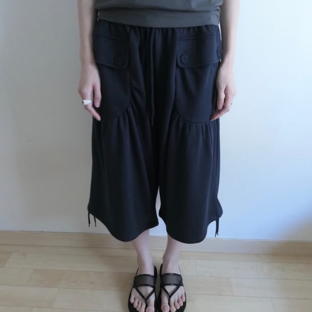세이지블루 gummy pants navy
