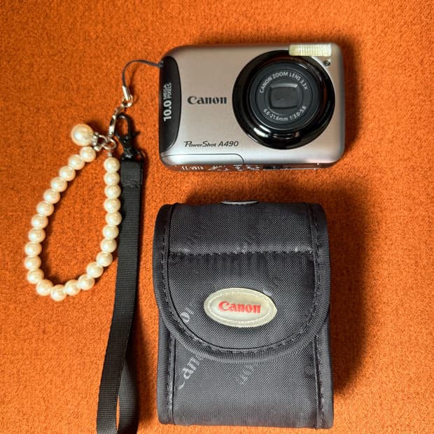 캐논 파워샷 a490 canon powershot 건전지 작동 