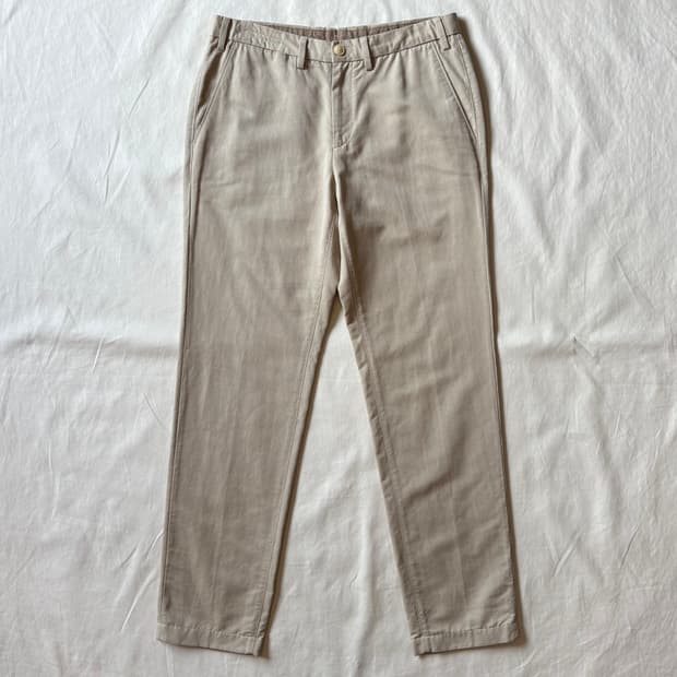 [32] Bastong 603-3 린넨 코튼 테일러드 핏 팬츠