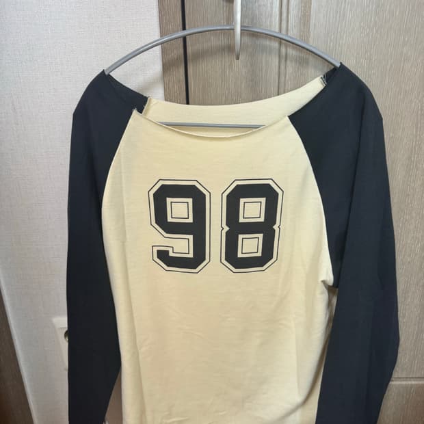 빈티지 오프숄더 옐로우