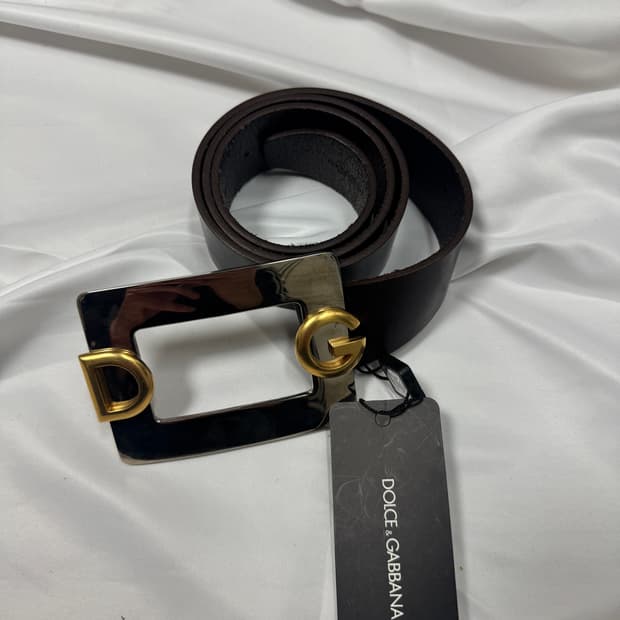 돌체앤가바나 아카이브 빅 버클 벨트